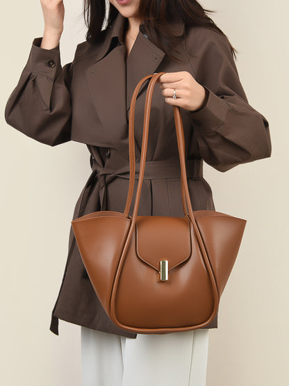 PU Leather Shoulder Bag with Pouch